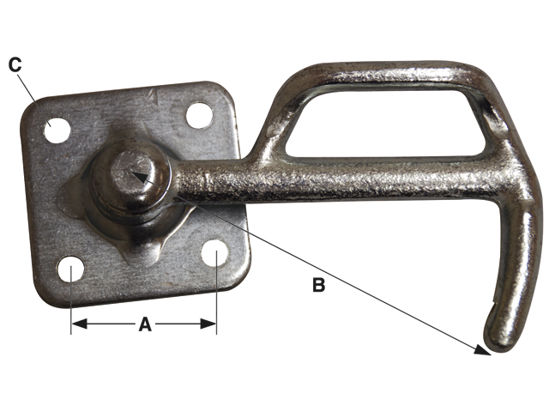 Afbeelding van BEUGELSLUITING VERZ NR1 70X70L