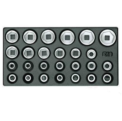 Afbeelding van DOPSLEUTELSET GEDORE 1/2" 1500ES19 19-DL