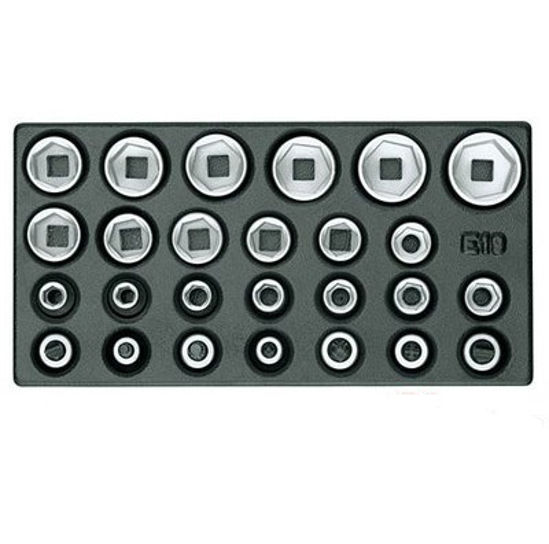 Afbeelding van DOPSLEUTELSET GEDORE 1/2" 1500ES19 19-DL