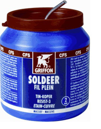 Afbeelding van SOLDEER GRIFFON TIN-KOPER 97/3 2MM 500GR