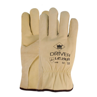 Afbeelding van WERKHANDSCHOEN NERFLEDER GEVOERD MT 10
