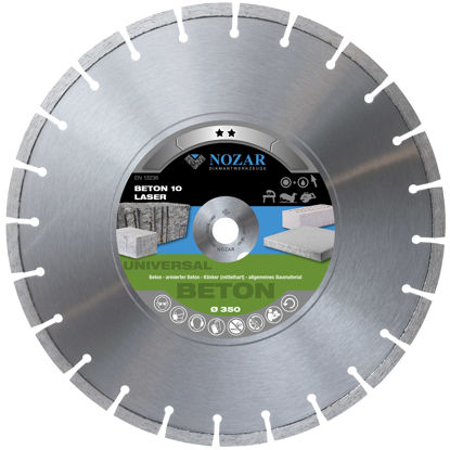 Afbeelding van DIAMANTZAAG NOZAR LASER  BETON 10 350MM