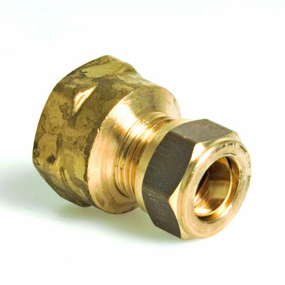 Afbeelding van SCHROEFBUS MESSING KNEL 1"X28 MM