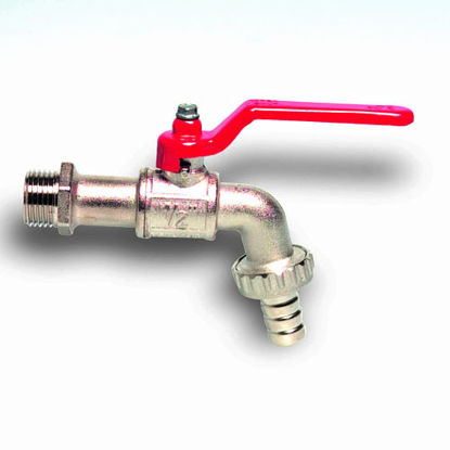 Afbeelding van KOGELKRAAN SLANGWARTEL MESSING 3/4'X19MM