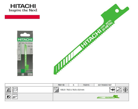 Afbeelding van SCHROBZAAGBLAD  HIKOKI RM11B 5ST