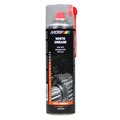 Afbeelding van SPUITVET MOTIP WHITE GREASE 500 ML