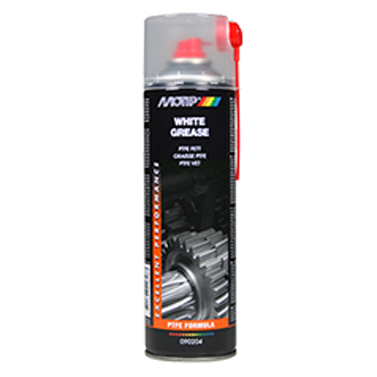 Afbeelding van SPUITVET MOTIP WHITE GREASE 500 ML