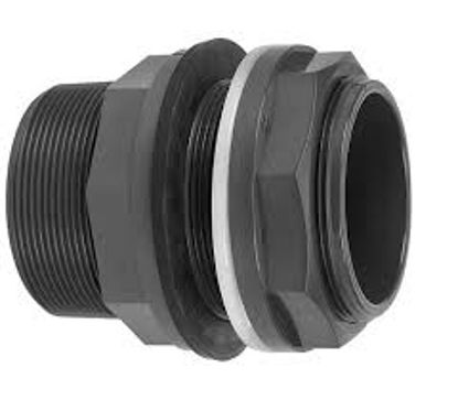 Afbeelding van PVC DOORVOER BUITENDR. 20 MMX3/4'X3/4'