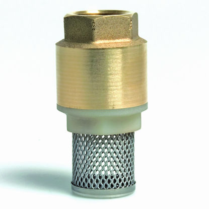 Afbeelding van VOETKLEP MESSING RVS KORF 1"