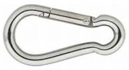 Afbeelding van KARABIJNHAAK VERZINKT 100X10 MM