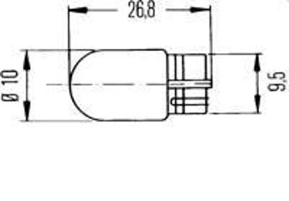 Afbeelding van AUTOLAMP 12V/3W PST