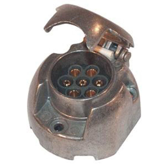 Afbeelding van STEKKERDOOS HELLA 7-PLG. METAAL