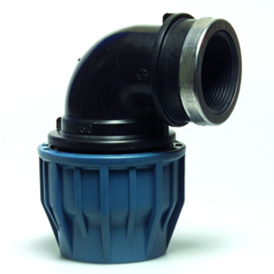 Afbeelding van KOPPELING KNIE 90° BINNENDR. 25 MMX1/2"