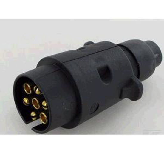 Afbeelding van STEKKER 7-PLG KUNSTSTOF / SCHROEFMONTAGE