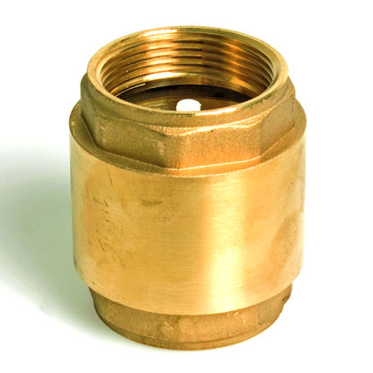 Afbeelding van TERUGSLAGKLEP MESSING MEGA 5 3/8"