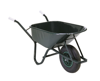 Afbeelding van KRUIWAGEN FORT STAAL GROEN 80 LT