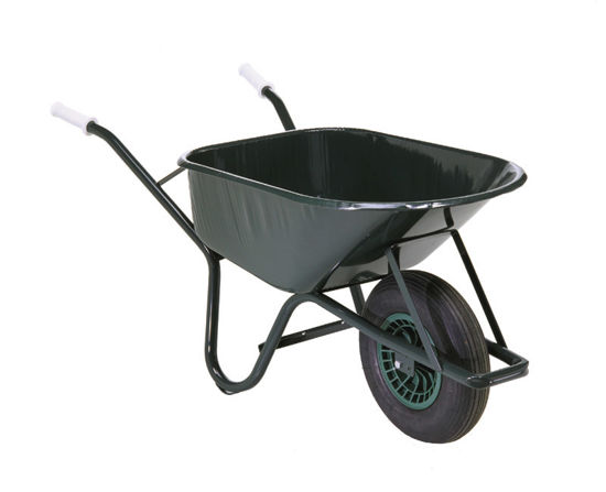 Afbeelding van KRUIWAGEN FORT STAAL GROEN 80 LT