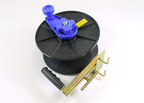 Afbeelding van DRAADHASPEL RUTLAND  750MTR MET GREEP