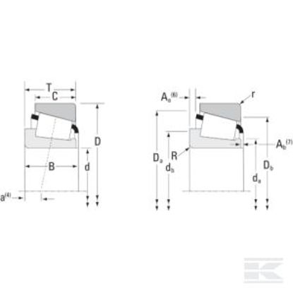 Afbeelding van BINNENRING KEGELLAGER L44649