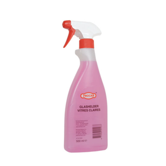 Afbeelding van GLASHELDER PROCAR SPUITFLES 500 ML