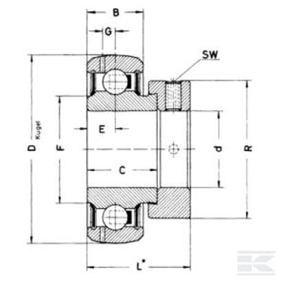 Afbeelding van SPANLAGER GRAE 20 NPPB
