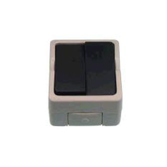 Afbeelding van SERIE SCHAKELAAR GRIJS SPATWATERDICHT