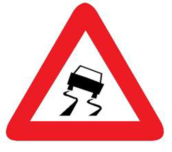 Afbeelding van BORD SLIPGEVAAR DRIEHOEK 90CM