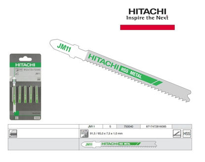 Afbeelding van DECOUPEERZAAGBLAD HIKOKI 750042 5ST