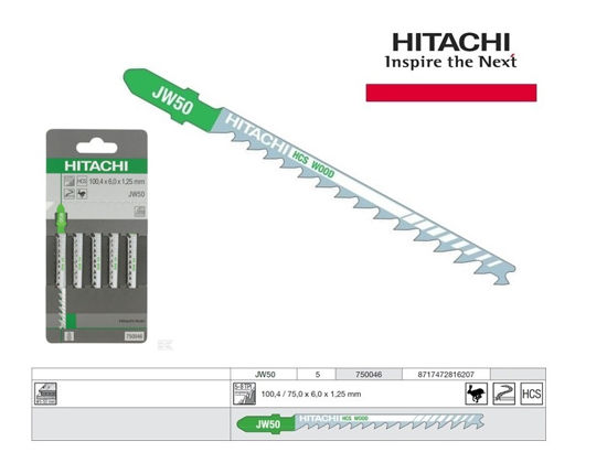 Afbeelding van DECOUPEERZAAGBLAD HIKOKI 750046 5ST