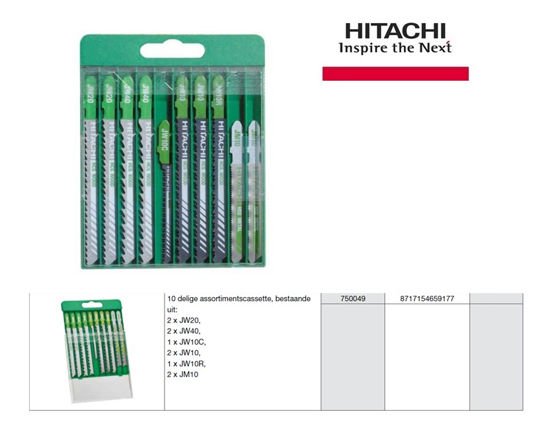 Afbeelding van CASSETTE DECOUPEERZAAGBLADEN 10DELIG