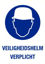 Afbeelding van BORD "VEILIGHEIDSHELM VERPLICHT"