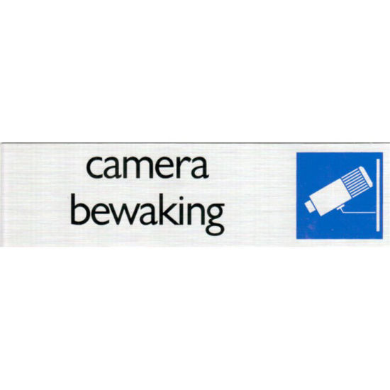 Afbeelding van BORD "CAMERABEWAKING"