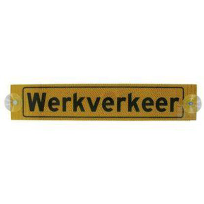 Afbeelding van BORD "WERKVERKEER"  ZUIGNAP REFLECT.