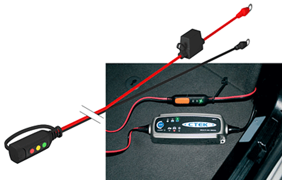 Afbeelding van ACCUBEWAKING CTEK MET KABELOGEN