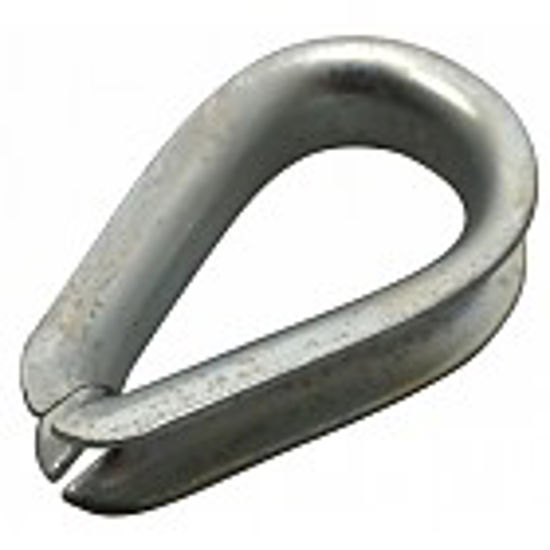 Afbeelding van STAALKABELKOUS RVS 5-6 MM