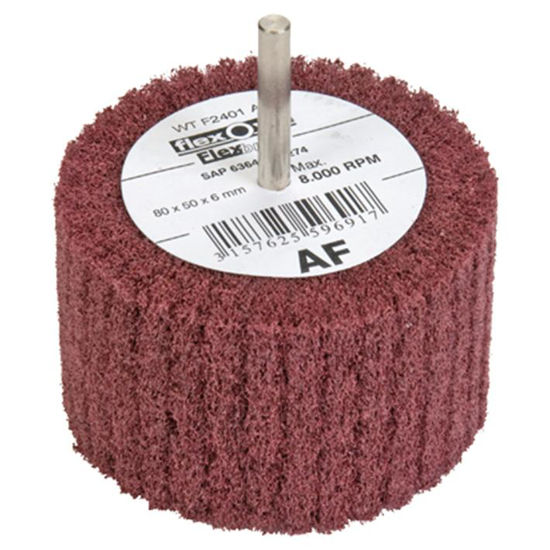 Afbeelding van LAMELLENWIEL FLEXBRITE OP STIFT 80X50X6