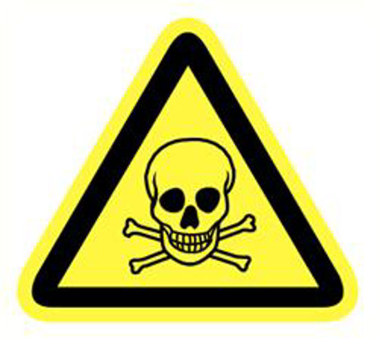 Afbeelding van STICKER GIFTIGE STOFFEN 200 MM