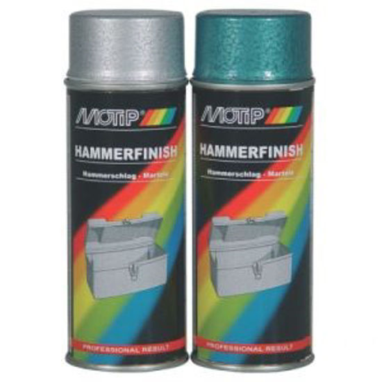 Afbeelding van HAMERSLAGLAK MOTIP BLAUW 400 ML