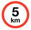 Afbeelding van BORD "5 KM"