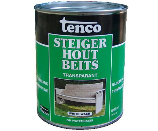 Afbeelding van STEIGERHOUTBEITS TENCO WHITE WASH 2,5 LT
