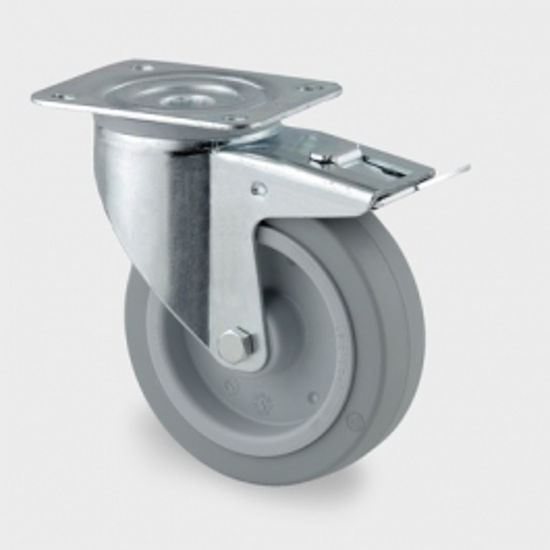 Afbeelding van ZWENKWIEL TENTE MET REM 125X40 250 KG