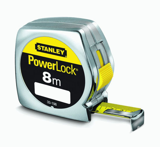 Afbeelding van ROLBANDMAAT STANLEY POWERLOCK 8 MT