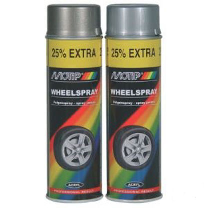 Afbeelding van VELGENLAK MOTIP ZILVER 500 ML