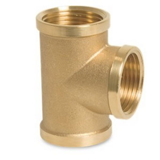 Afbeelding van T-STUK MESSING 90 GR NR 130 3/8"