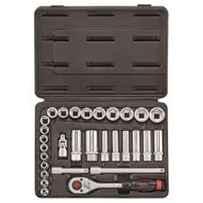 Afbeelding van DOPPENSET FORCE 3/8" 30-DLG