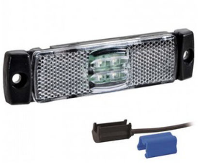 Afbeelding van MARKEERLICHT LED WIT 12/36V