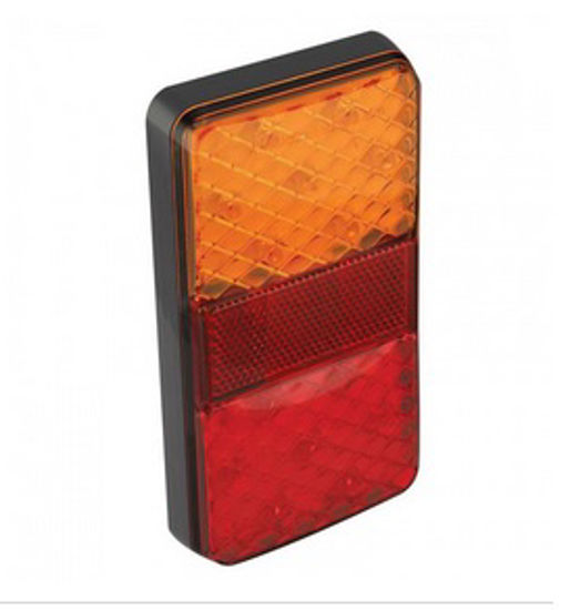 Afbeelding van ACHTERLICHTSET LED 12V RECHTHOEK