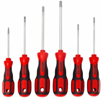 Afbeelding van SCHROEVENDRAAIERSET 4TECX TORX 6 DLG