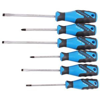 Afbeelding van SCHROEVENDRAAIERSET GEDORE PZ-PLAT 6-DLG