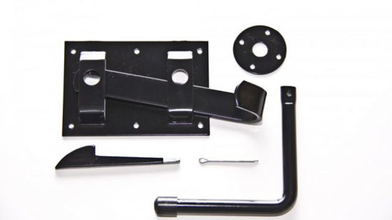 Afbeelding van BOERENKLINKSTEL ZWART